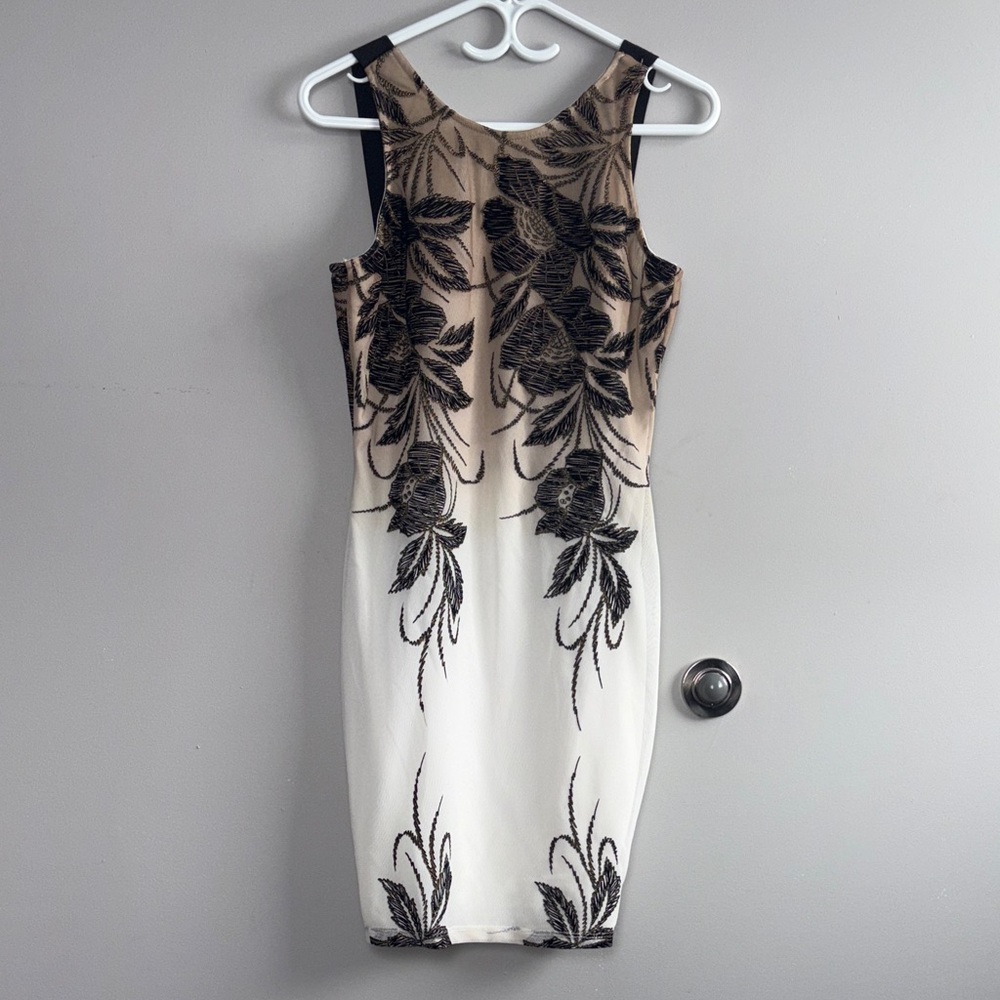 Va Va Voom Sleeveless Backless Embroidered Midi Dress - Picture 2 of 12